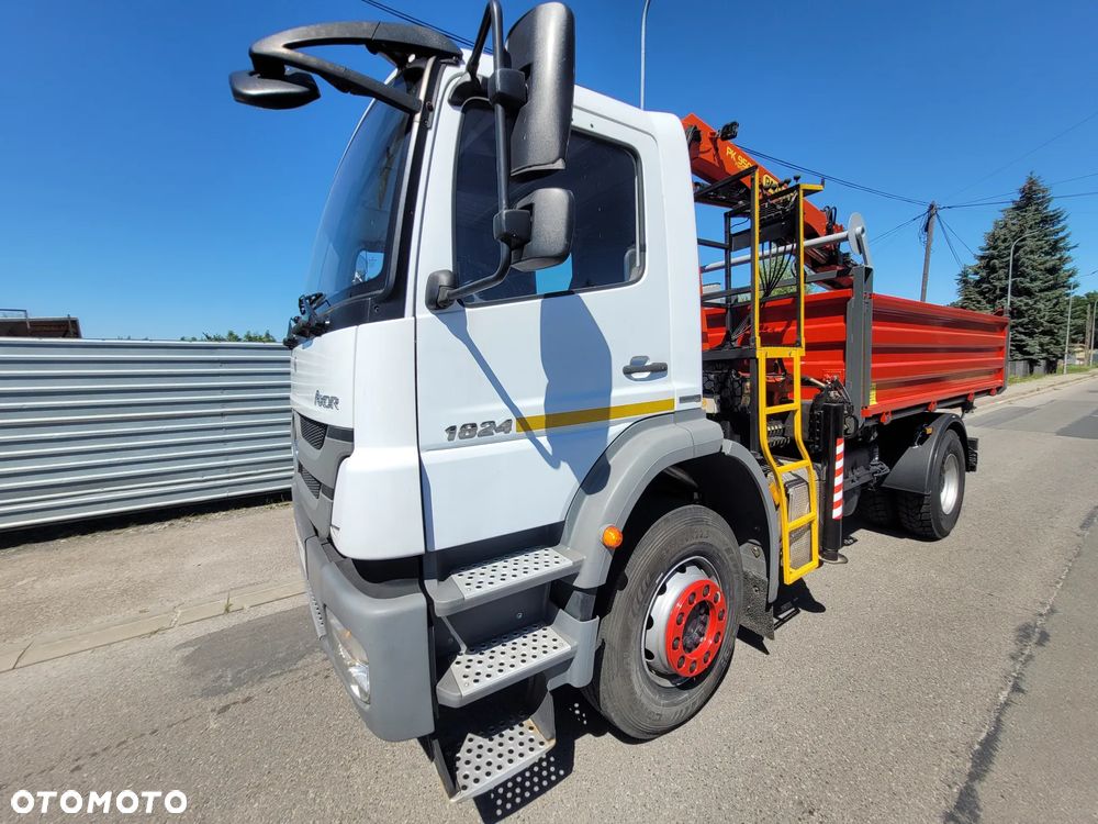 Mercedes-Benz AXOR 1824 // 44.000km // HDS PALFINGER CZERPAK ROTATOR // NOWY KIPER WYWROTKA 3str - 16