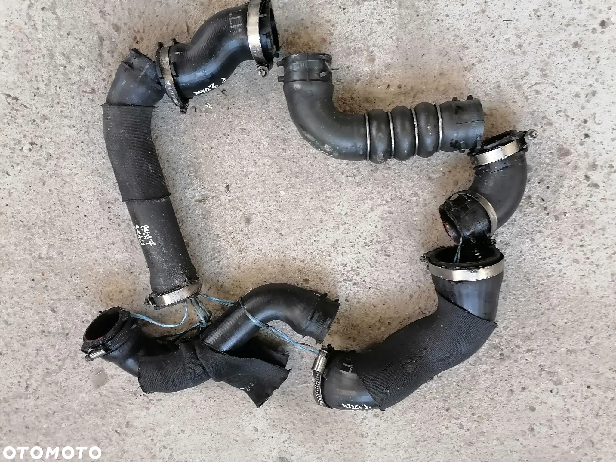 Przewód Rura Wąż Intercoolera Turbiny Audi A4 B7 2.7 3.0 TDI - 2
