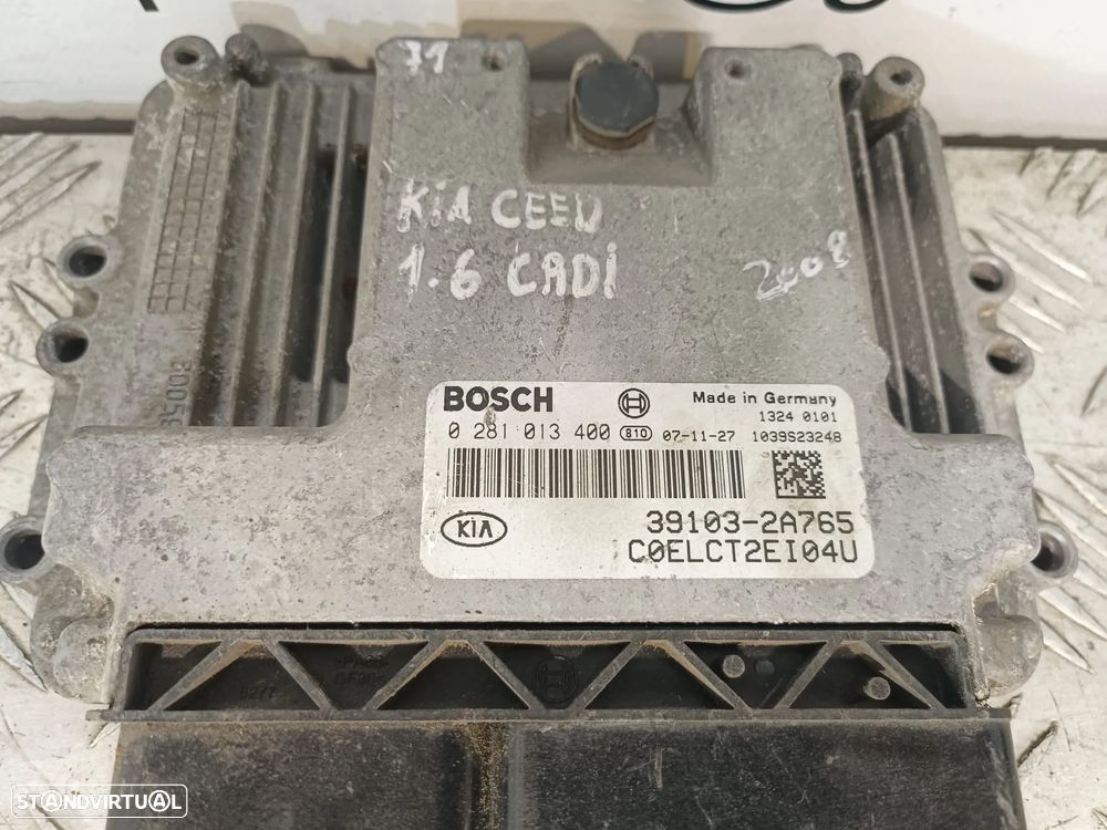 Centralina Original Bosch Kia 1.6 CRDi 39103-2A765 / 0 281 013 400 - 3