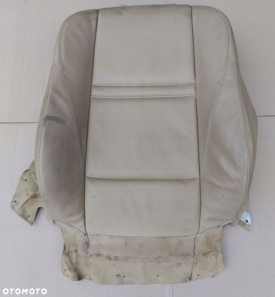 bmw x5 e70 oparcie fotela lewego przedniego jasna podgrzewana skóra - 7