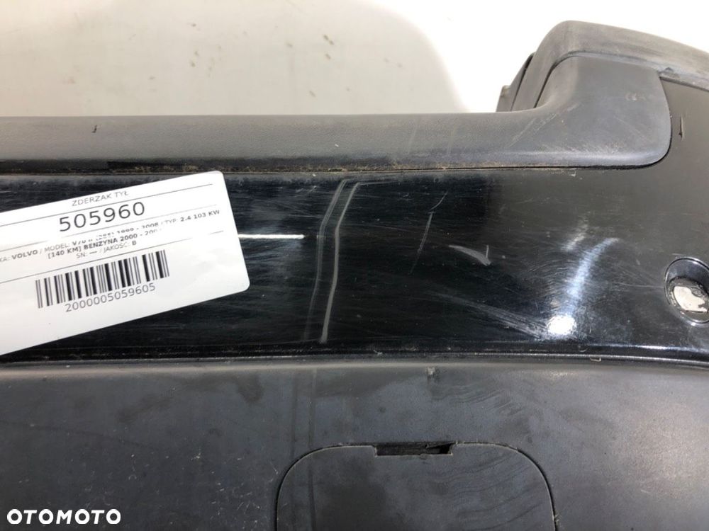 ZDERZAK TYŁ - 184.00 PLN - VOLVO V70 II (285) 1999 - 2008 2.4 103 kW [140 KM] benzyna 2000 - 2007 - 5