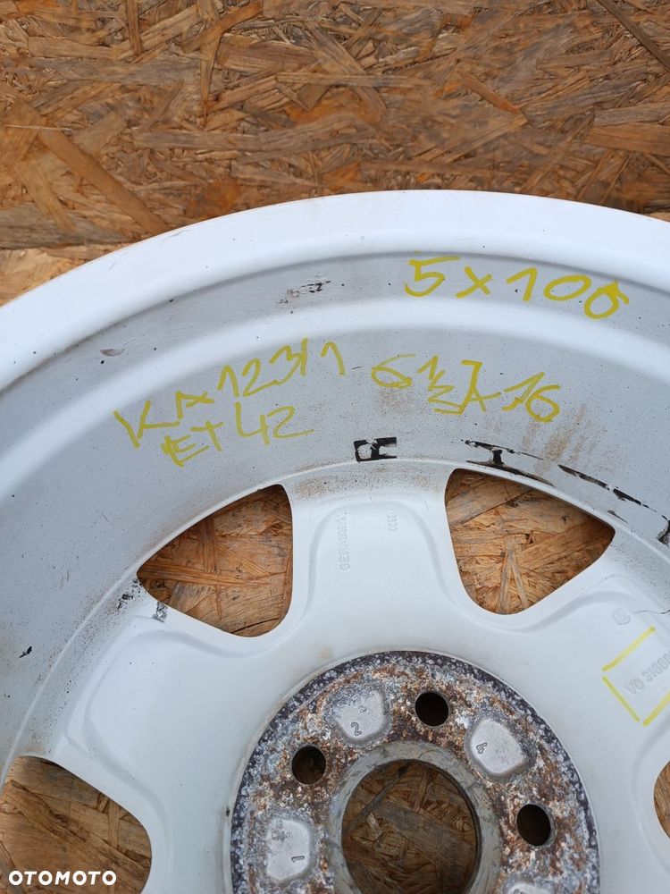 VW FELGI ALUMINIOWE ET42 5x100 6,5Jx16 4SZT komplet - 2