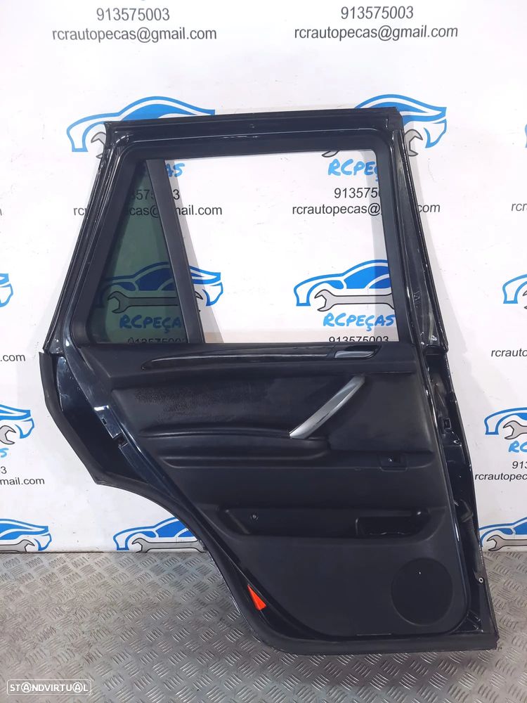 PORTA PORTAS TRASEIRA TRÁS ESQUERDA BMW X5 E53 41528256827 FECHO ELEVADOR MOTOR PUXADOR VIDRO - 2