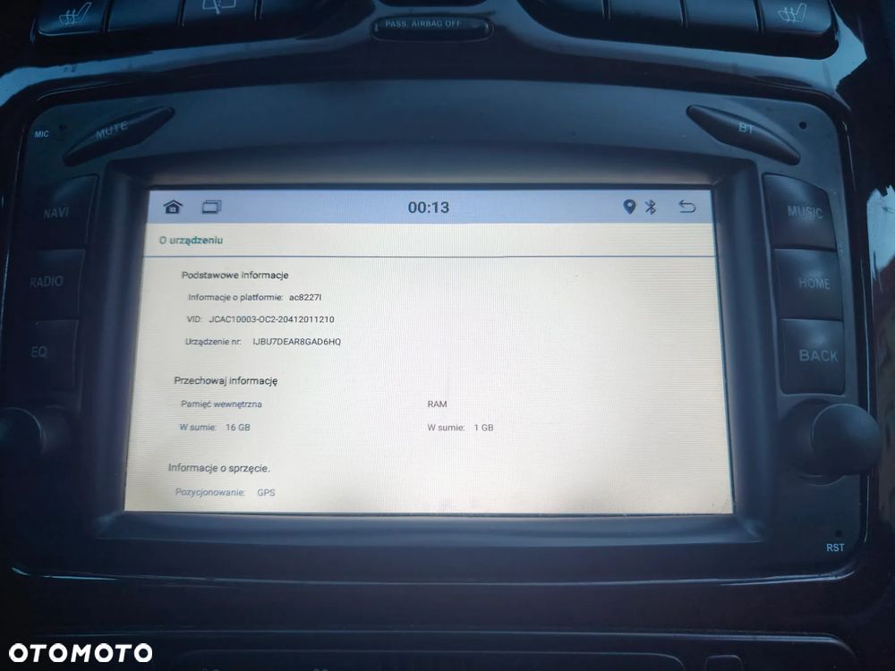 MERCEDES W203 C-klasa Radio Android 11 - 6