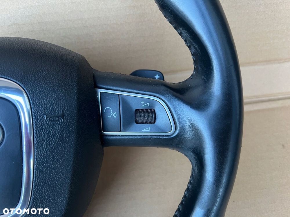 KIEROWNICA TRÓJRAMIENNA ŁOPATKI F1 II LIFT CHROM AUDI A8 S8 D3 - 4