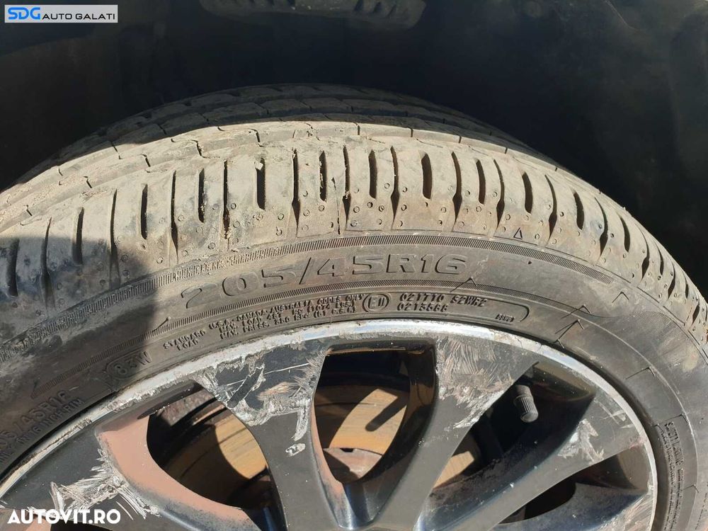 Set 4 Jante Aliaj 5x112 205 45 16 R16 cu Anvelope Vara Dot 2022 Skoda Octavia 2 2004 - 2013 [1563] - 4