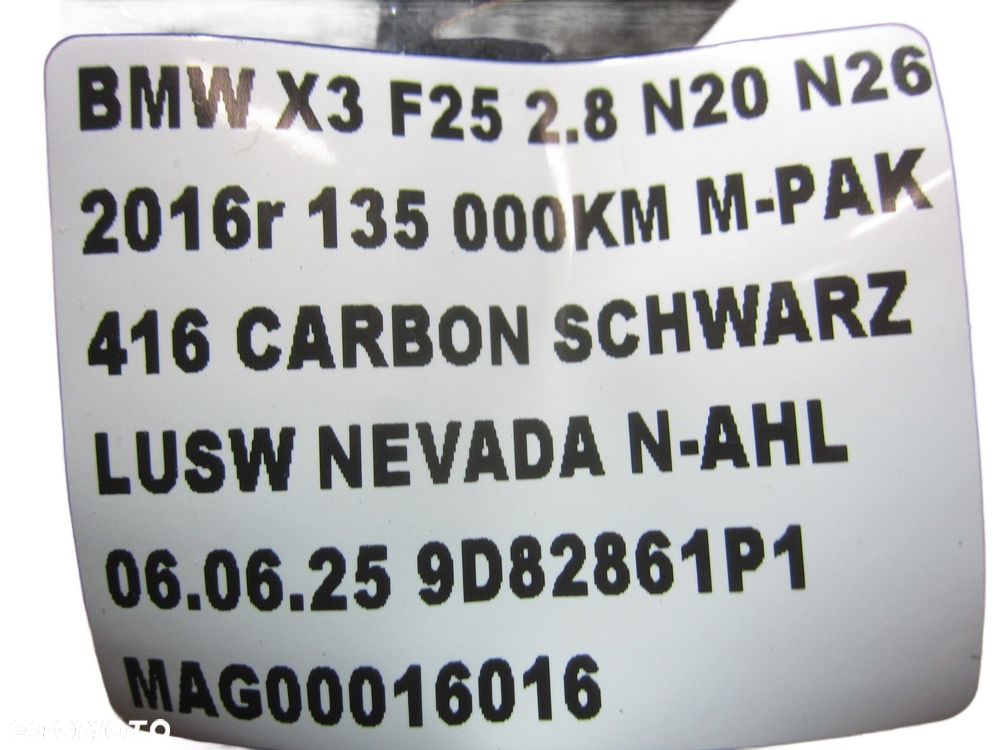 BMW X3 F25 X4 F26 KLAMKA LEWA PRZEDNIA KEYLESS CARBON SCHWARZ 416 7207561 - 10