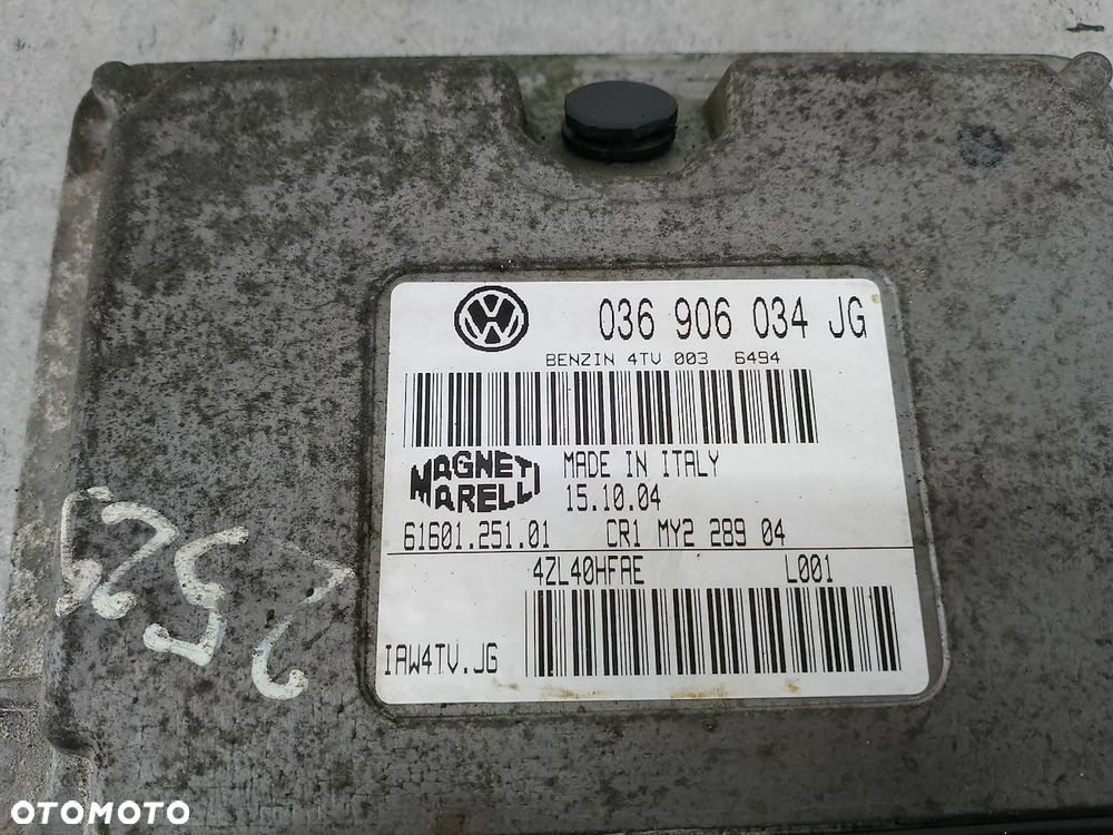 KOMPUTER, STEROWNIK SEAT IBIZA III 036906034JG 61601.251.01 1.4 16V - 4