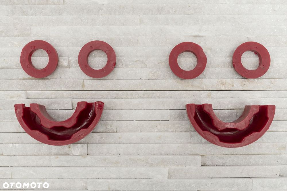 osłonki na szekle w kolorze czerwonym 2szt. - 7