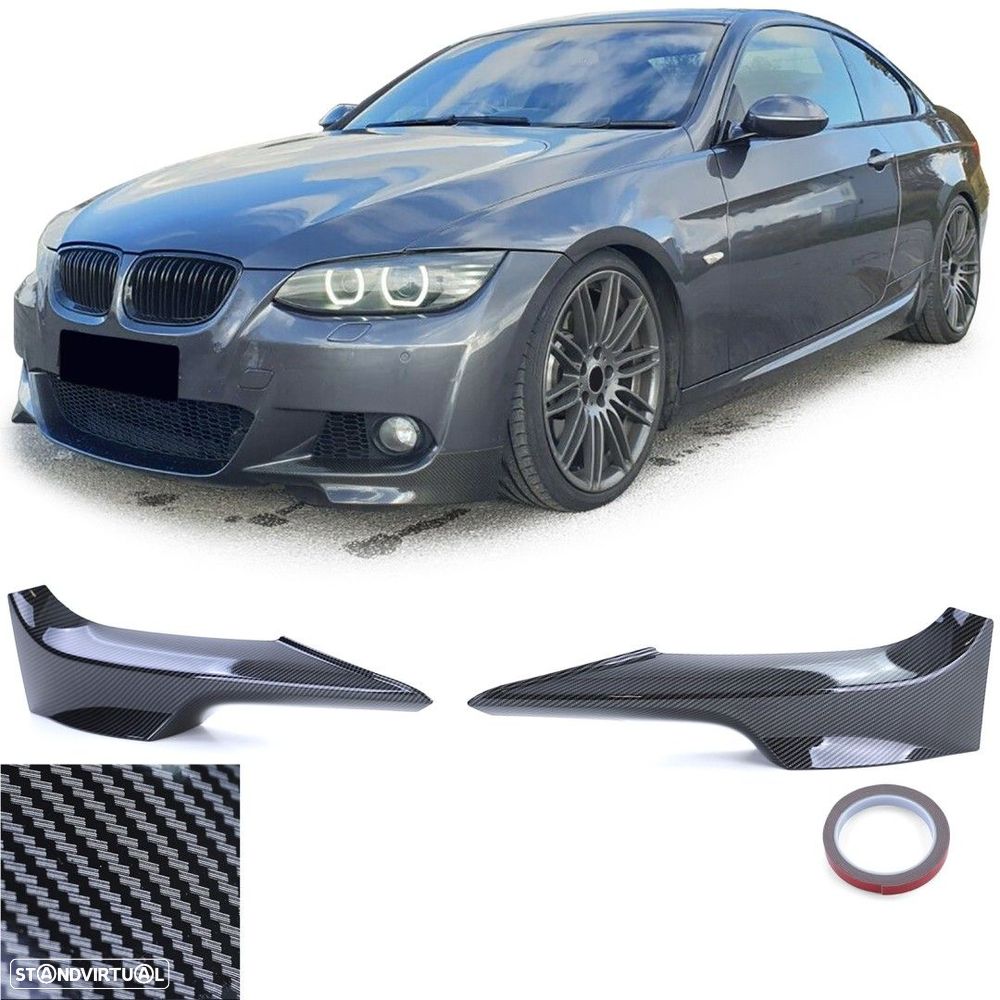 Splitters / Barbatanas Look Carbono Novo/ ABS BMW 3 Coupe (E92)/BMW 3 Convertibl... - 1