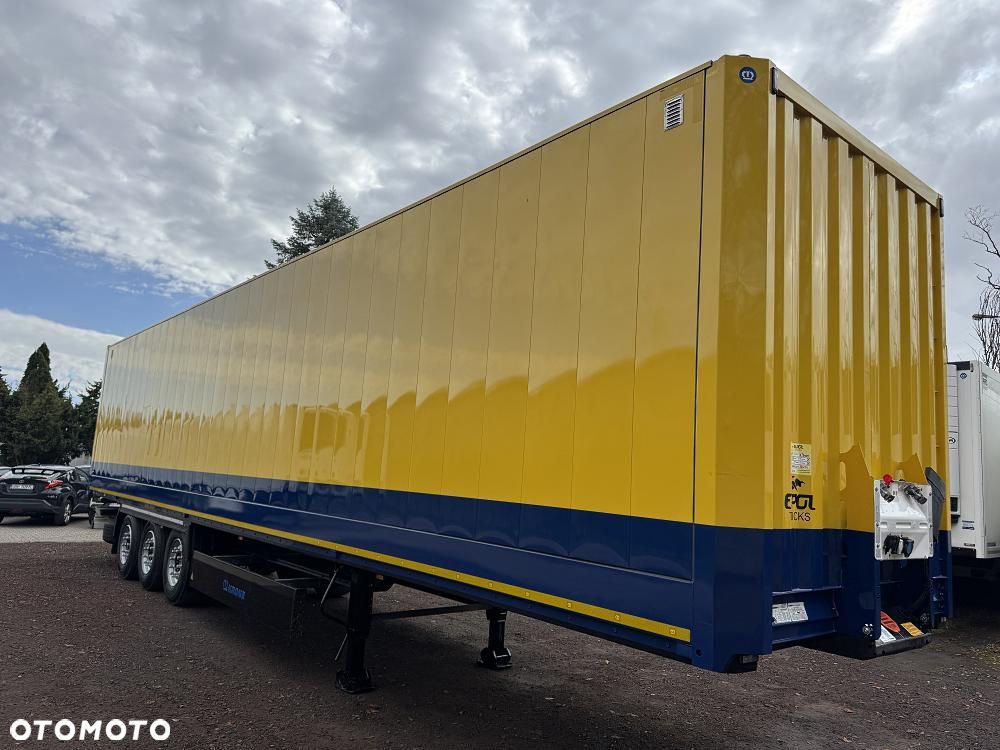 Krone KOFFER ,UBRANIOWA , DACHSER , TEXTIL , BOX - 4