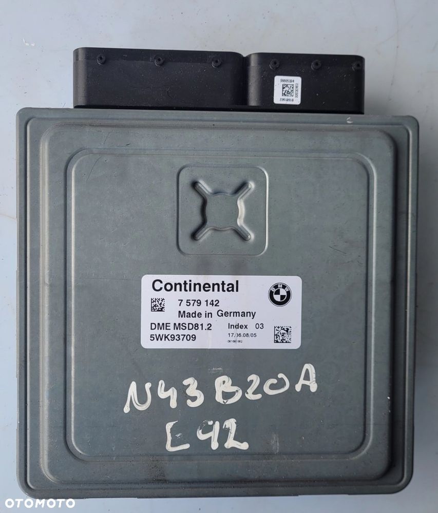 ZESTAW STARTOWY BMW E92 N43B20A 2.0B 7579142 - 2