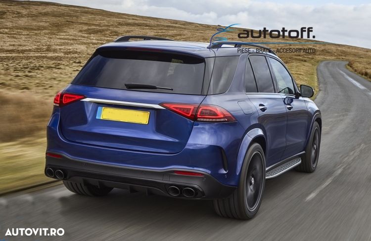 Difuzor 53AMG Mercedes GLE W167 SUV (2019+) Full Black - 9