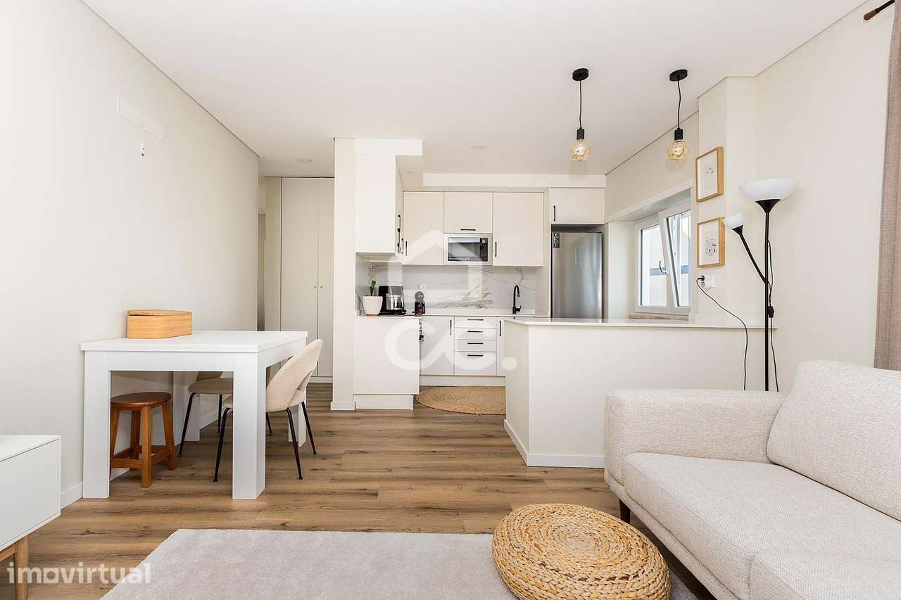 T2 totalmente renovado no coração de Setúbal | Design contemporâneo, e - Grande imagem: 2/30