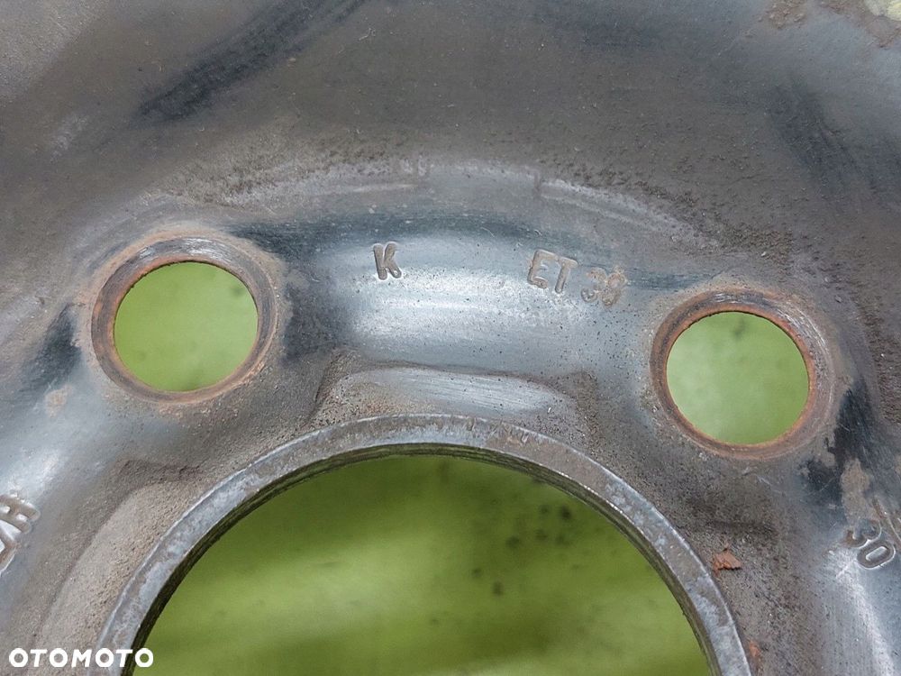 Felgi stalowe 4 SZT KOMPLET VW GOLF IV ET 38 , 6JX15 , 5X100 6Q0601027C - 8