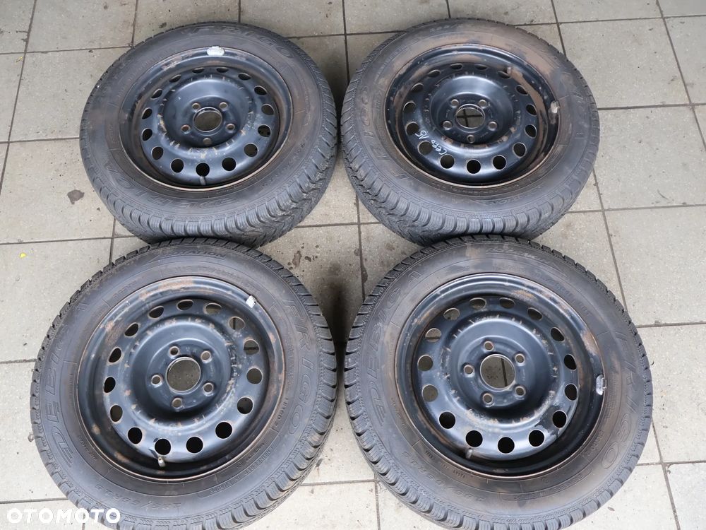 HYUNDAI I30 KIA CEED I II VENGA KOŁA ZIMOWE 15" 5 X 114,3 OPONY DĘBICA FRIGO 2025R FELGI STALOWE 185 65 15 JAK NOWE