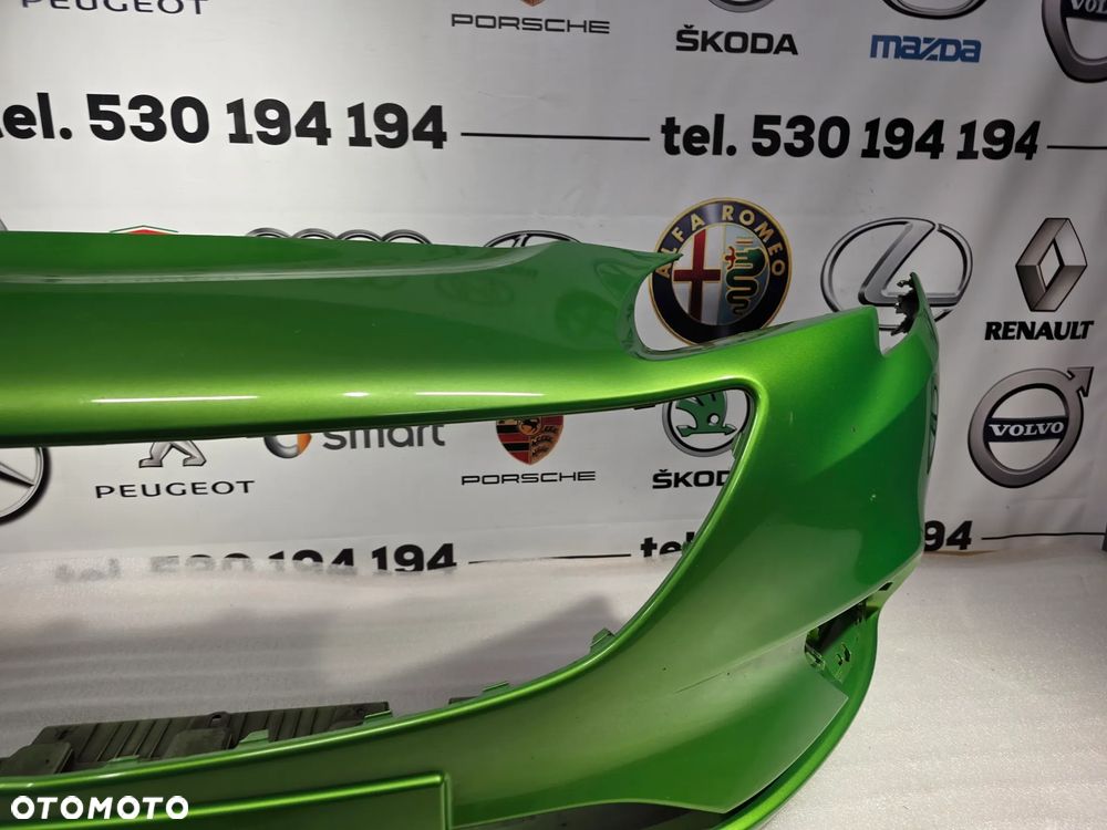 OPEL CORSA E 14- ZDERZAK PRZEDNI PRZÓD , NR 39003567 , KOLOR ZIELONY METALIK , NR AUKCJI NZ1514 - 14