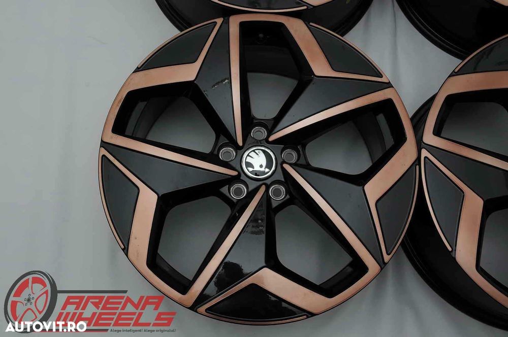 Jante Noi 19 inch Originale Skoda Kodiaq Karoq Superb Octavia Yeti R19 - 5