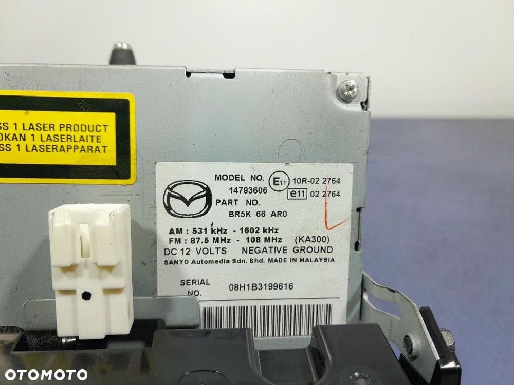 MAZDA 3 BK LIFT RADIO ODTWARZACZ CD BR5K66AR0 - 8