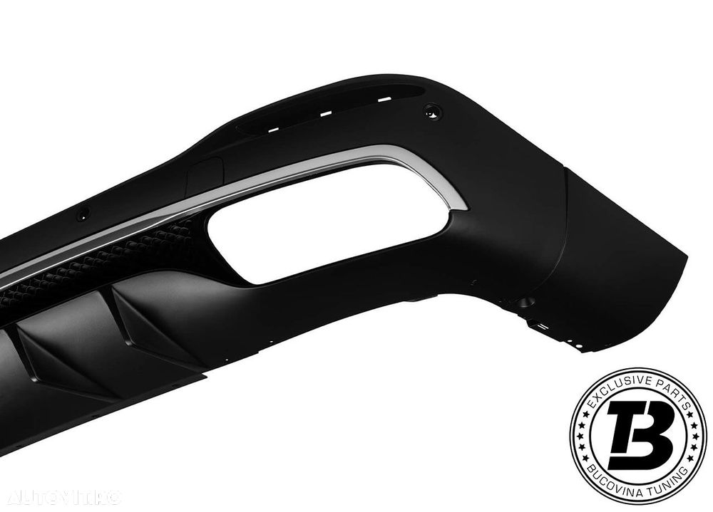 Difuzor Bara Spate cu Ornamente compatibil cu Mercedes GLS X167 GLS 63 Design - 9