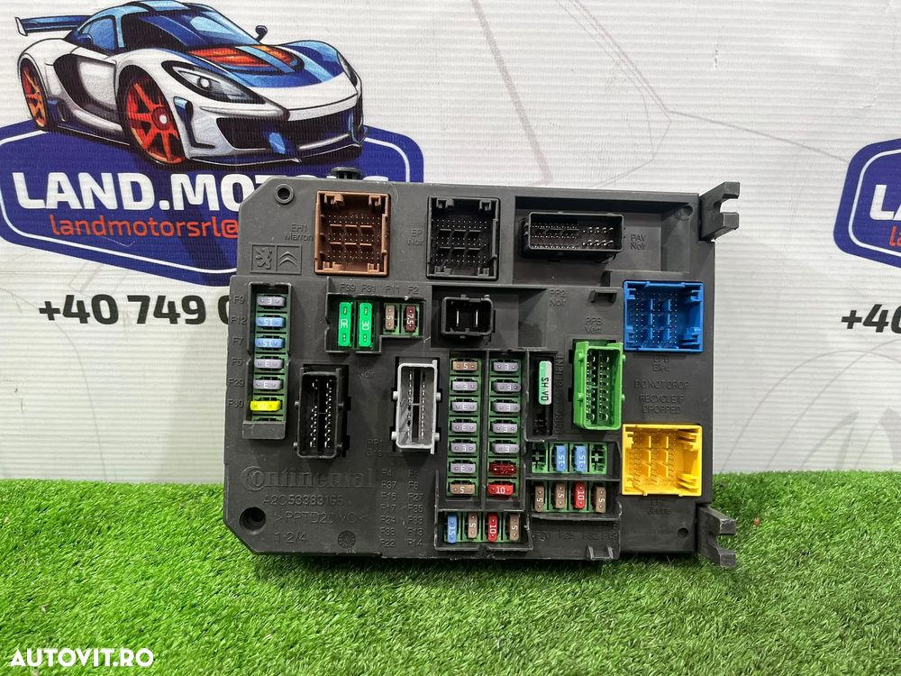 PANOU SIGURANTE MODUL CALCULATOR BSI PEUGEOT 308 1.6 DIESEL 2014 COD OEM A2C53383165 9806687880 980668788001 A2C32427600 2013-2021 - 1