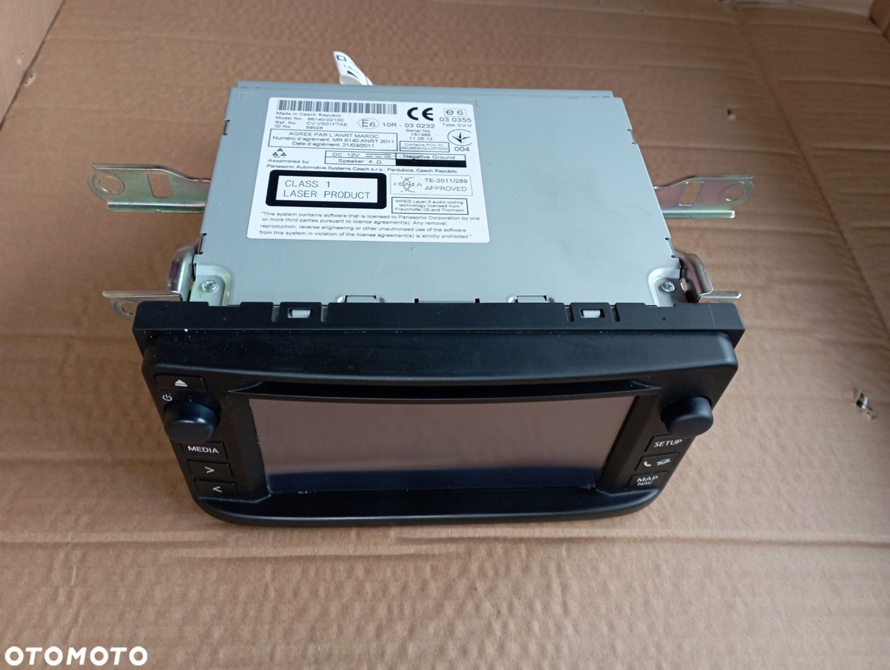 TOYOTA AURIS I NAWIGACJA RADIO 86140-02100 - 1