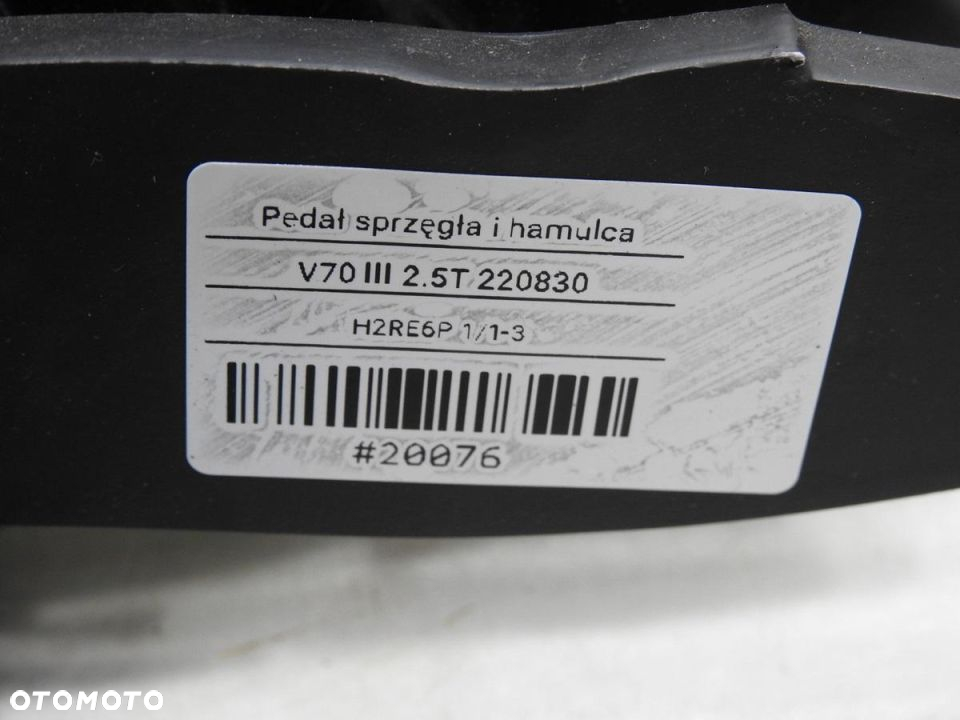 PEDAŁ HAMULCA AUTOMAT VOLVO V70 III 2.5 T 31202467 - 7