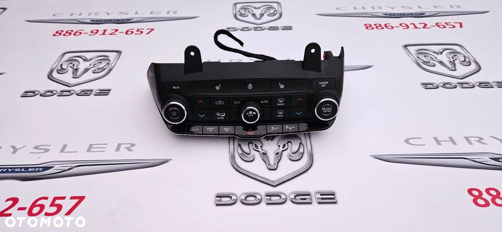 Dodge Durango III LIFT 2021-2025 Panel sterowania klimatyzacją Panel klimy AC Sterowanie nawiewem Grzane fotele kierownica P68465668AC - 2
