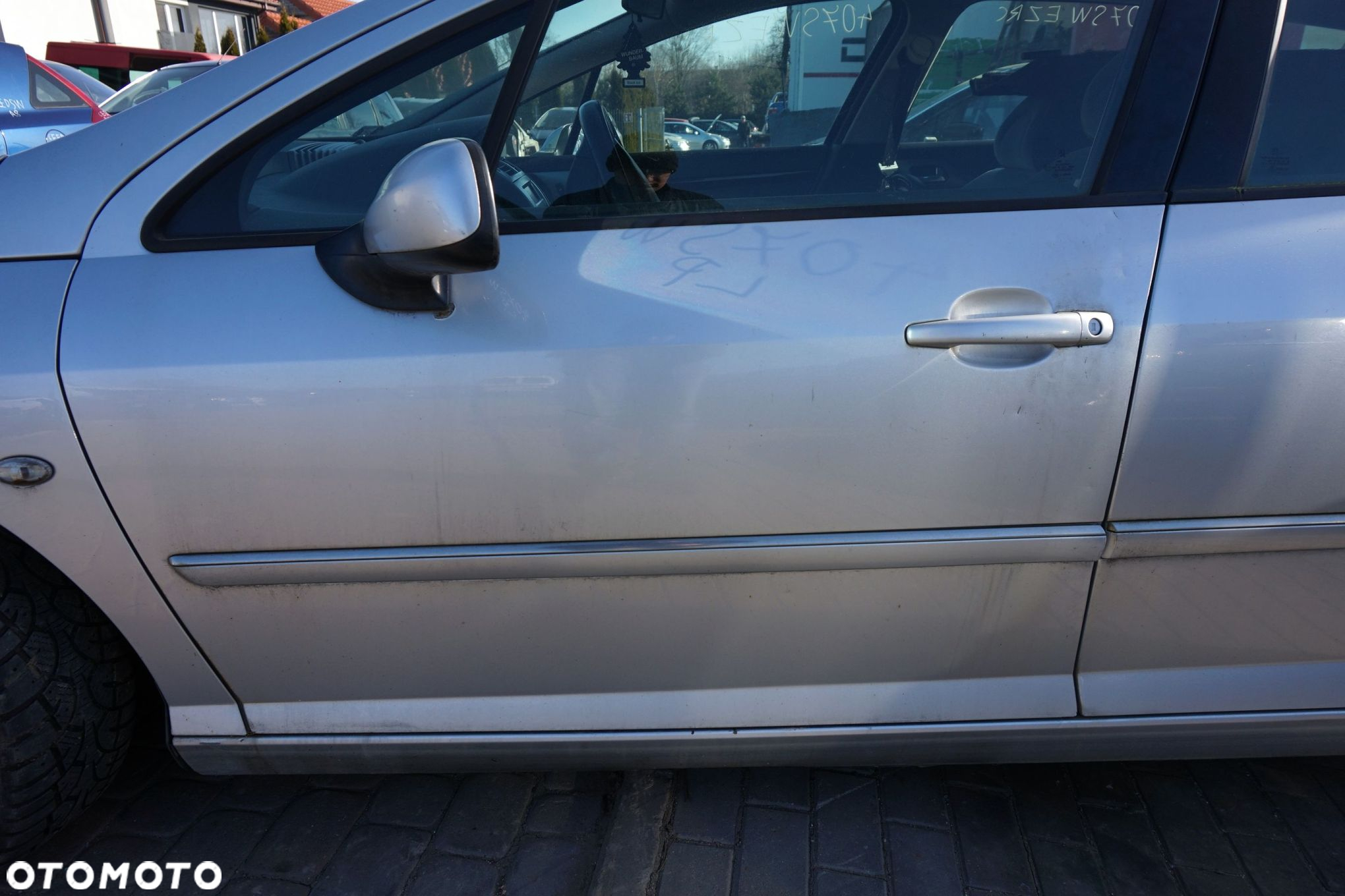 DRZWI PRZEDNIE LEWE 407 SW KOMBI EZRC  SREBRNY PEUGEOT 2004-2007 - 3