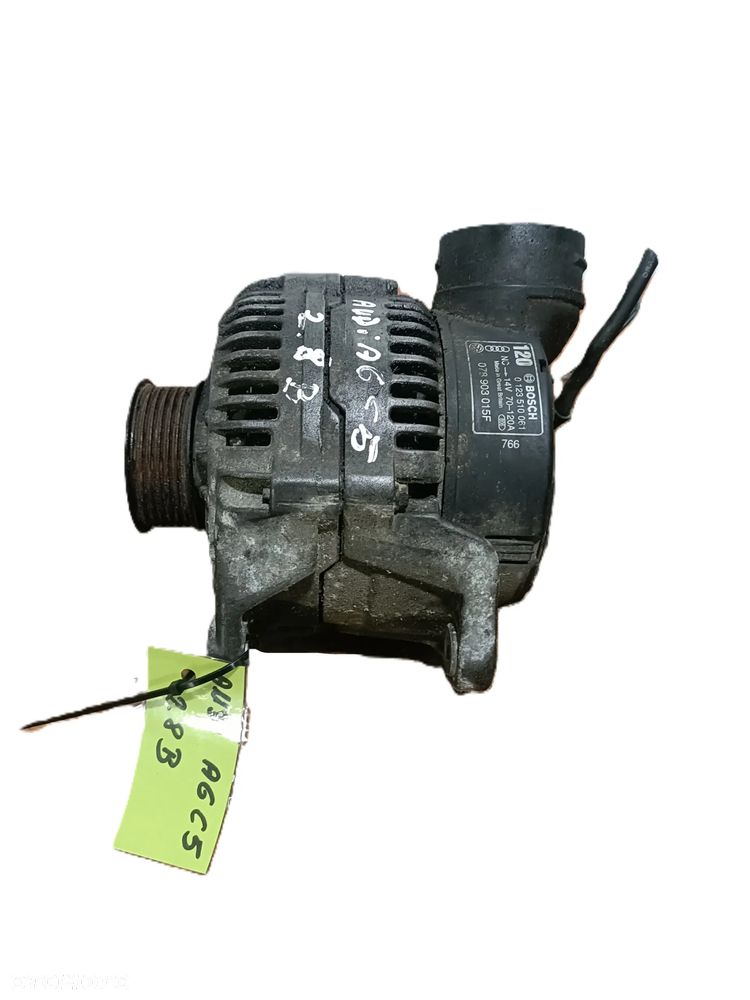 AUDI A6 C5 97-04 2,8 B alternator BOSCH 0123510061 078903015F * - 1