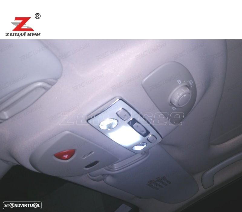 KIT COMPLETO DE 23 LÂMPADAS LED INTERIOR 06-14 RENAULT ESPACE 4 IV MK4 - 3