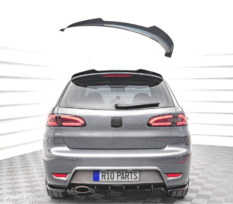 AILERON SPOILER SEAT IBIZA 6L 02-08 PRETO BRILHANTE - 1