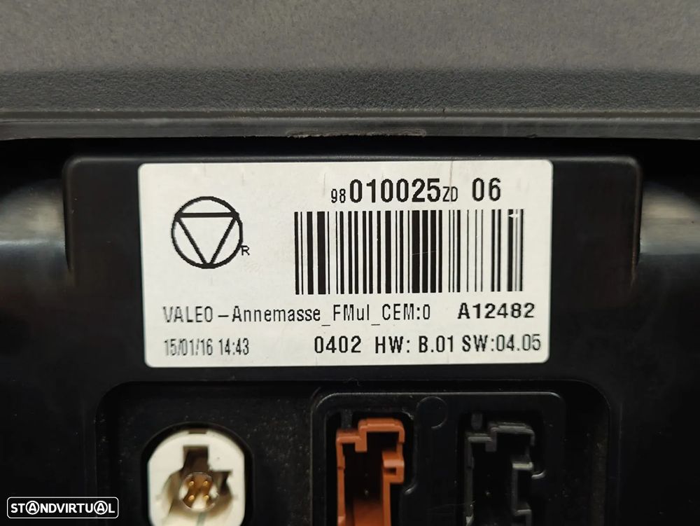 Display Ecra Comando Radio iDrive Citroen C4 Cactus 2014 a 2020 - 9