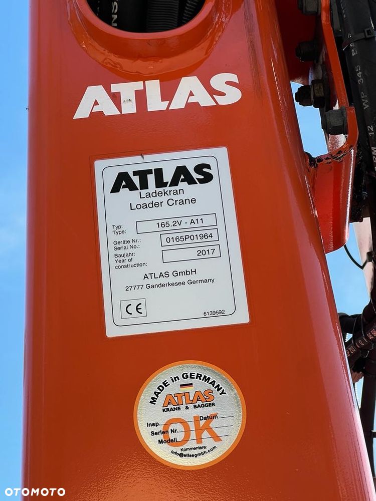 MAN 26.460 TGX skrzyniowy z HDS ATLAS 165.2, 518 t.km. - 16