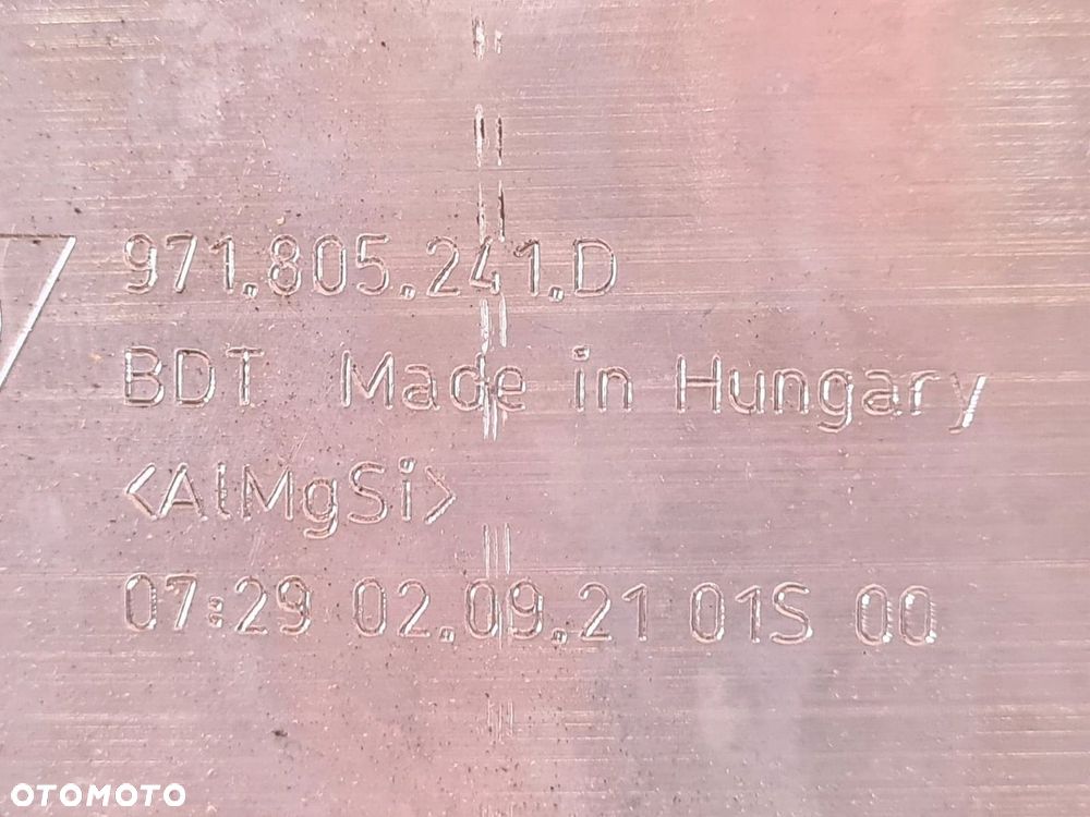 Belka Zderzaka Przód, pas przedni, wzmocnienie górne Porsche Panamera 971 - 11