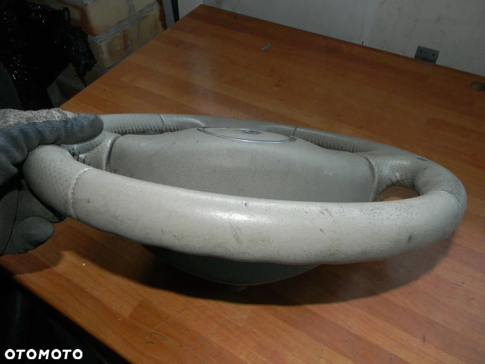 kierownica skórzana skóra RENAULT CLIO MODUS SCENIC MEGANE TRAFIC VIVARO MASTER - 5