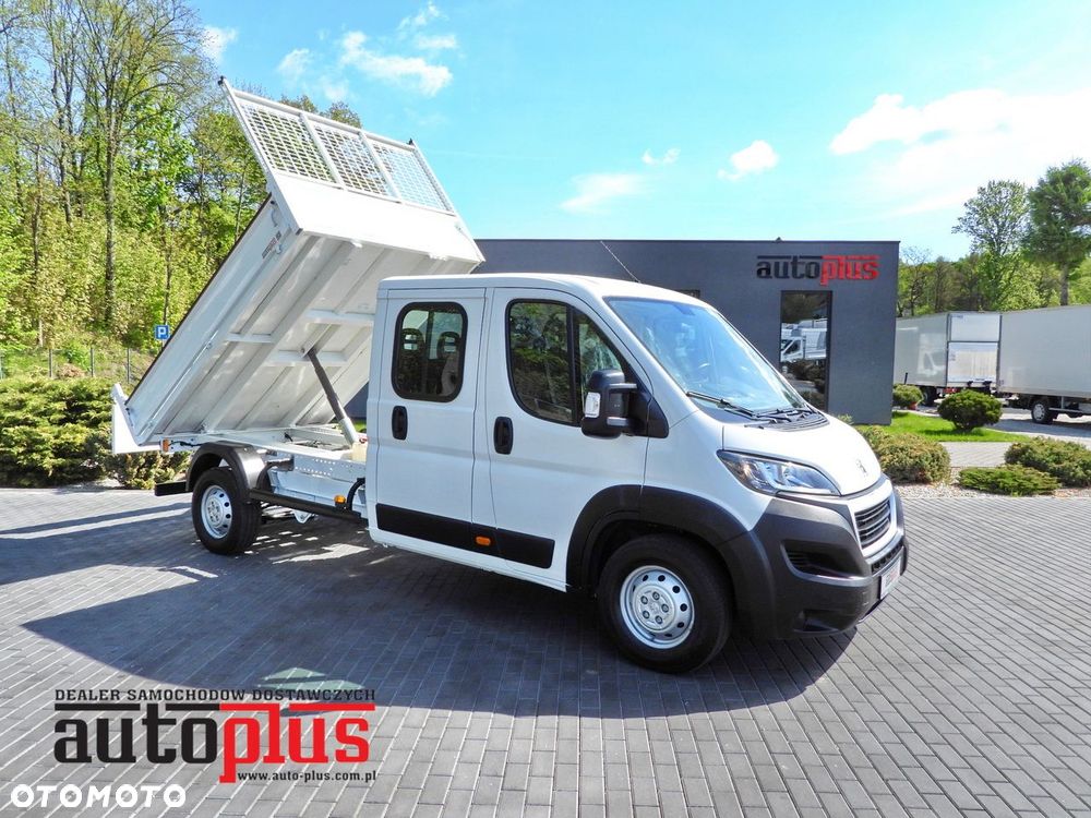 Peugeot BOXER  WYWROTKA PODWÓJNA KABINA DOKA 7 MIEJSC TEMPOMAT KLIMATYZACJA  140KM - 2