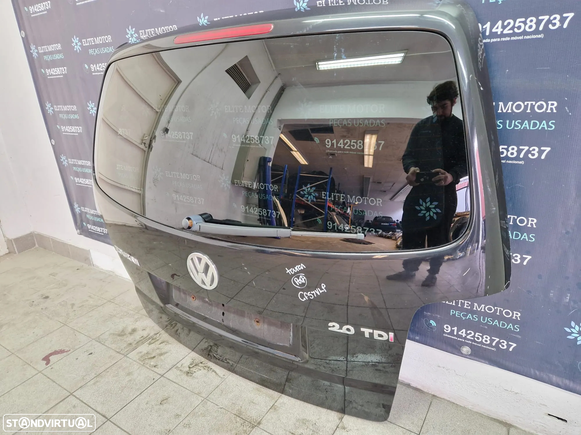 Tampa da mala usada VW TOURAN 1T0 ENVIO GRATUITO - 2