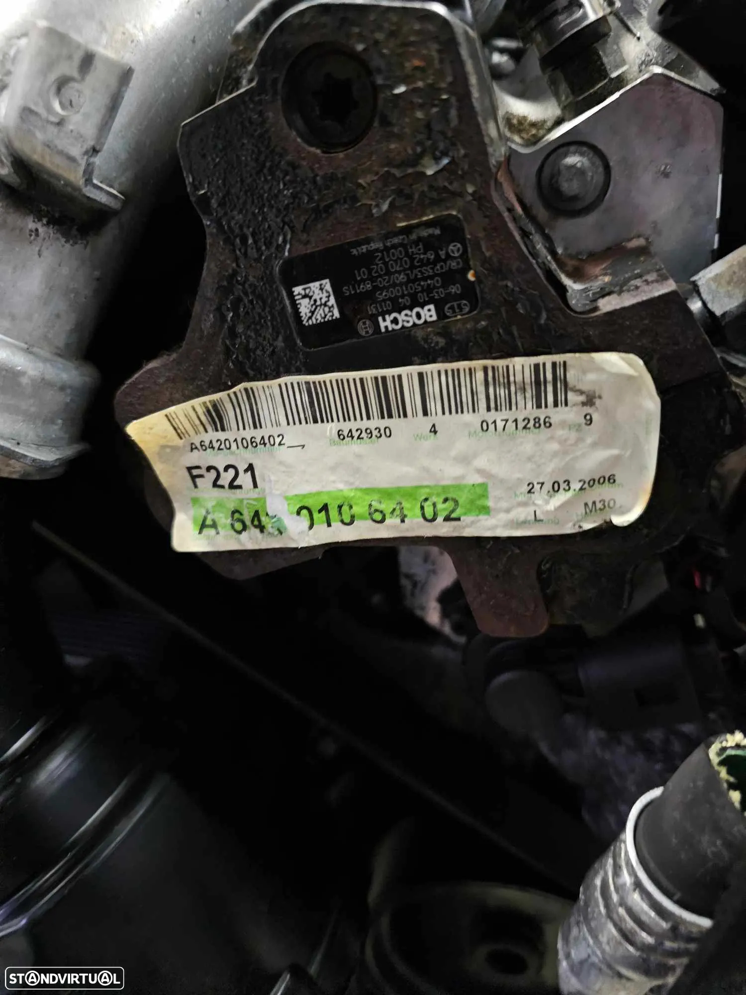 Motor Mercedes Classs S350 3.0 CDI V6, de 235cv, ref 642 930 - 4