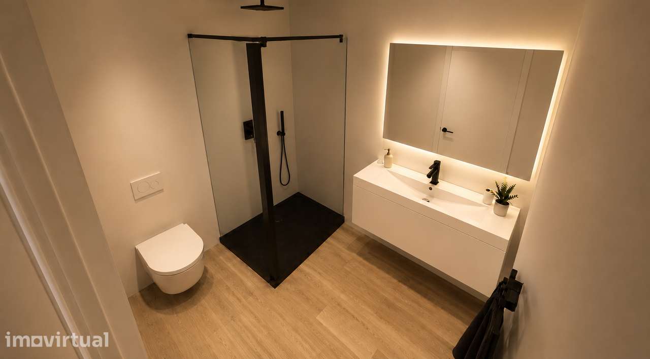Apartamento T1, com terraço e lugar de garagem |Em fase de acabamentos - Grande imagem: 5/13
