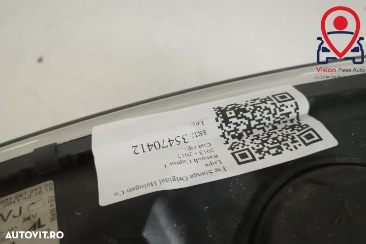 Far Stanga Original Halogen Cu Lupa  Renault - 8