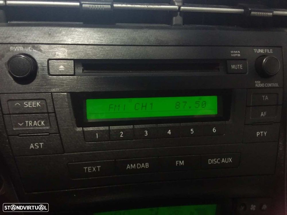 SISTEMA AUDIO / RADIO CD TOYOTA PRIUS (NHW30) ADVANCE - 6