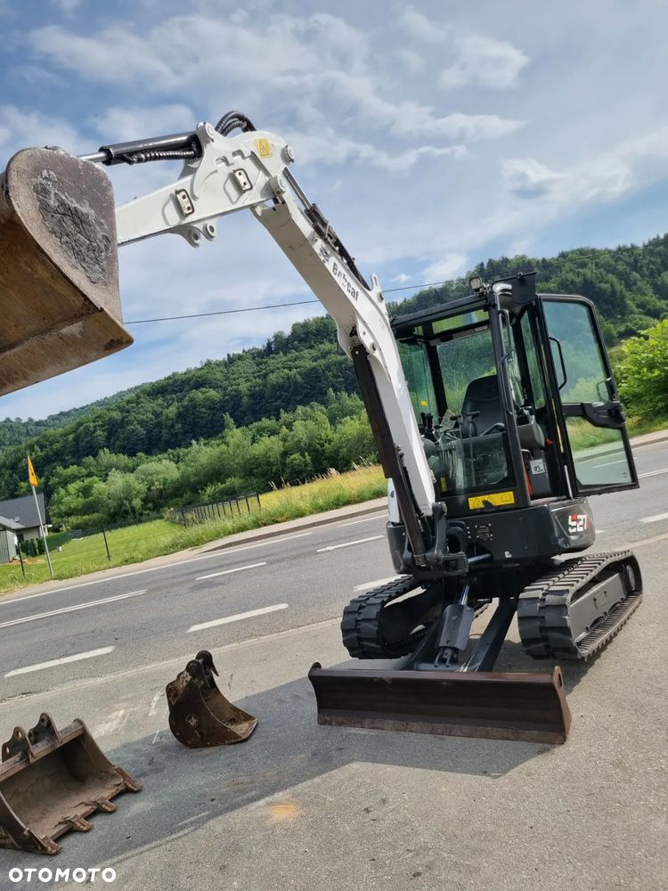 Bobcat E27Z Koparka Gąsienicowa 2,7 Tony jak Nowa Z Norwegii 2021r 1600mtg Kubota silnik - 30