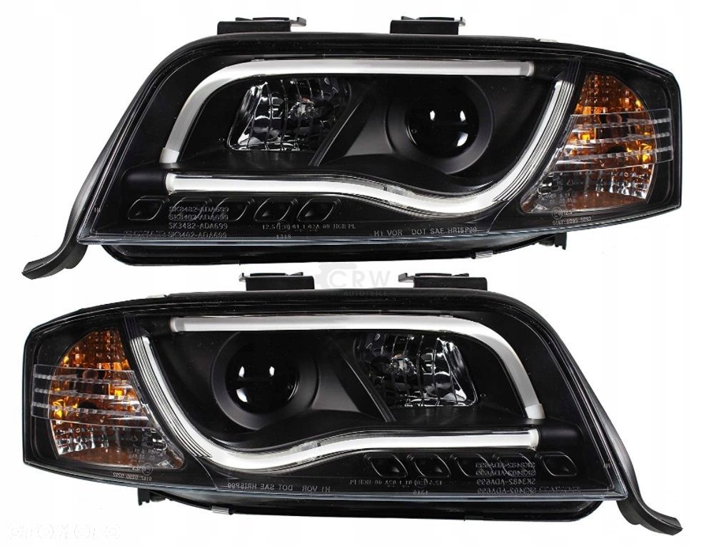 Reflektor Lampa Day line light LED Tube Neon Tuning Audi a6 C5 4b lift 2001 - 1