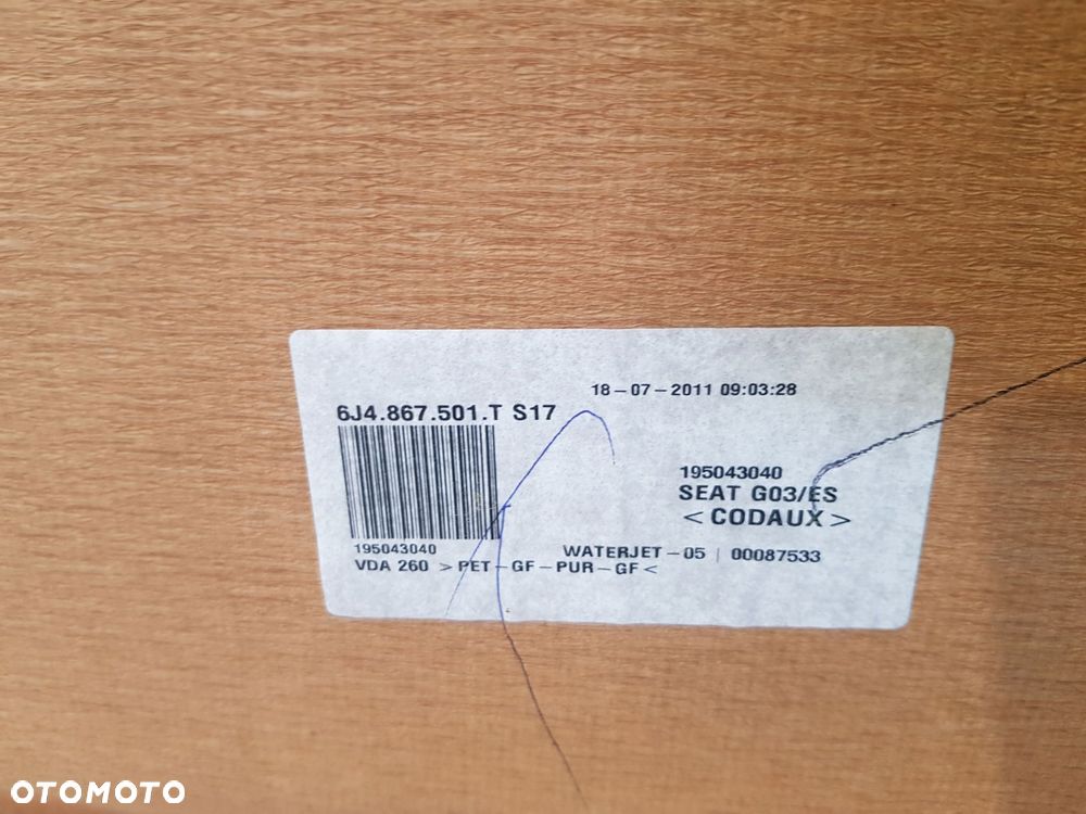 podsufitka komplet seat ibiza iv hb 5d eur 11r - 15
