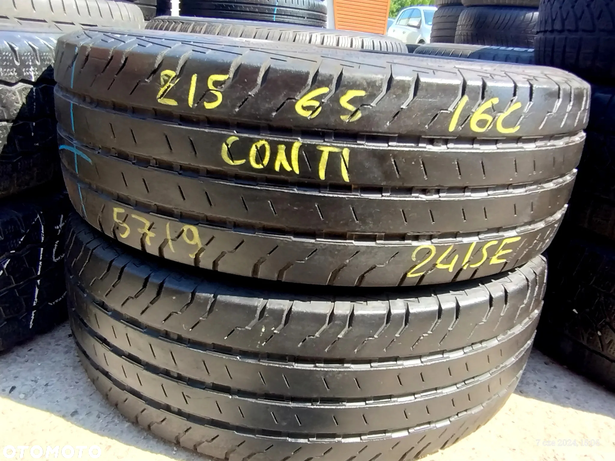 215/65R16C Opony Letnie Lato CONTINENTAL ContiVanContact 200 100 5,5mm Legnica ALU-RAD 215/65 - 9