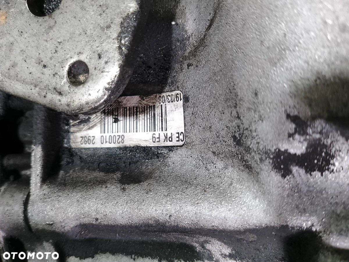 SKRZYNIA BIEGÓW MANUALNA RENAULT ESPACE IV ( 03-14  1.9 DCI PKF9 - 7