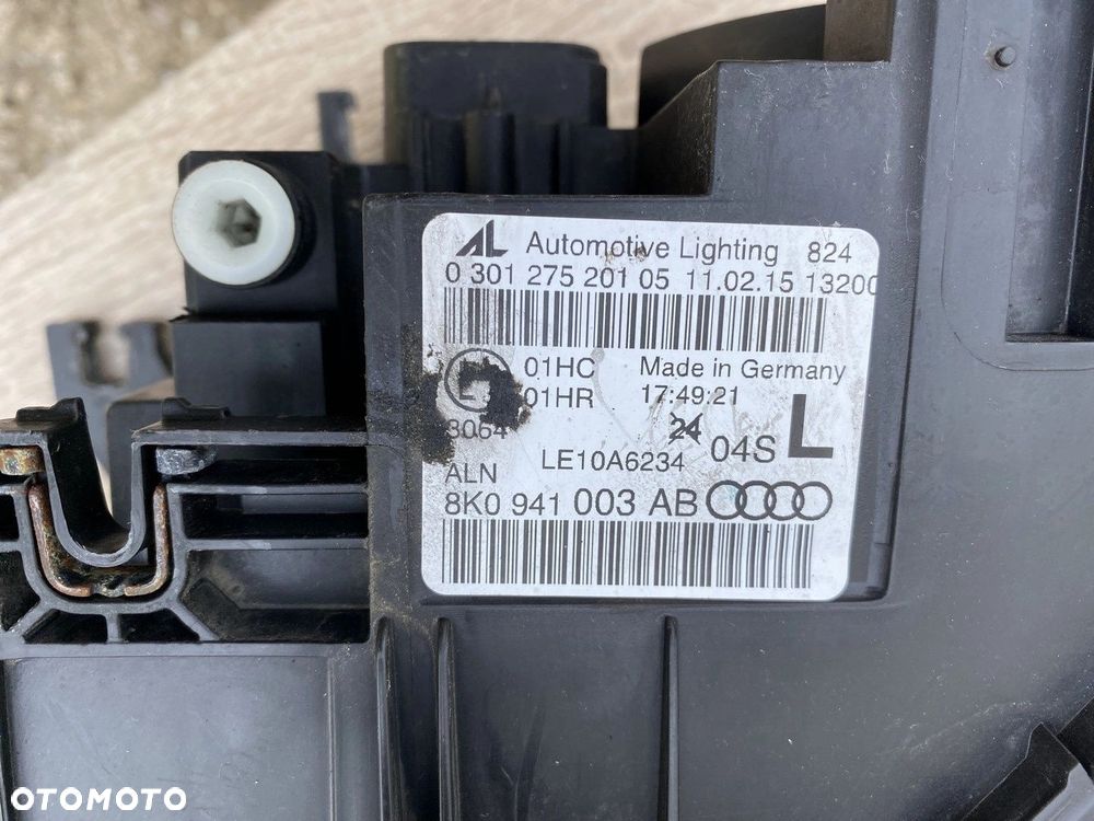 LAMPA PRZEDNIA LEWA AUDI A4 B8 LIFT 12-15 8K0941003AB - 8