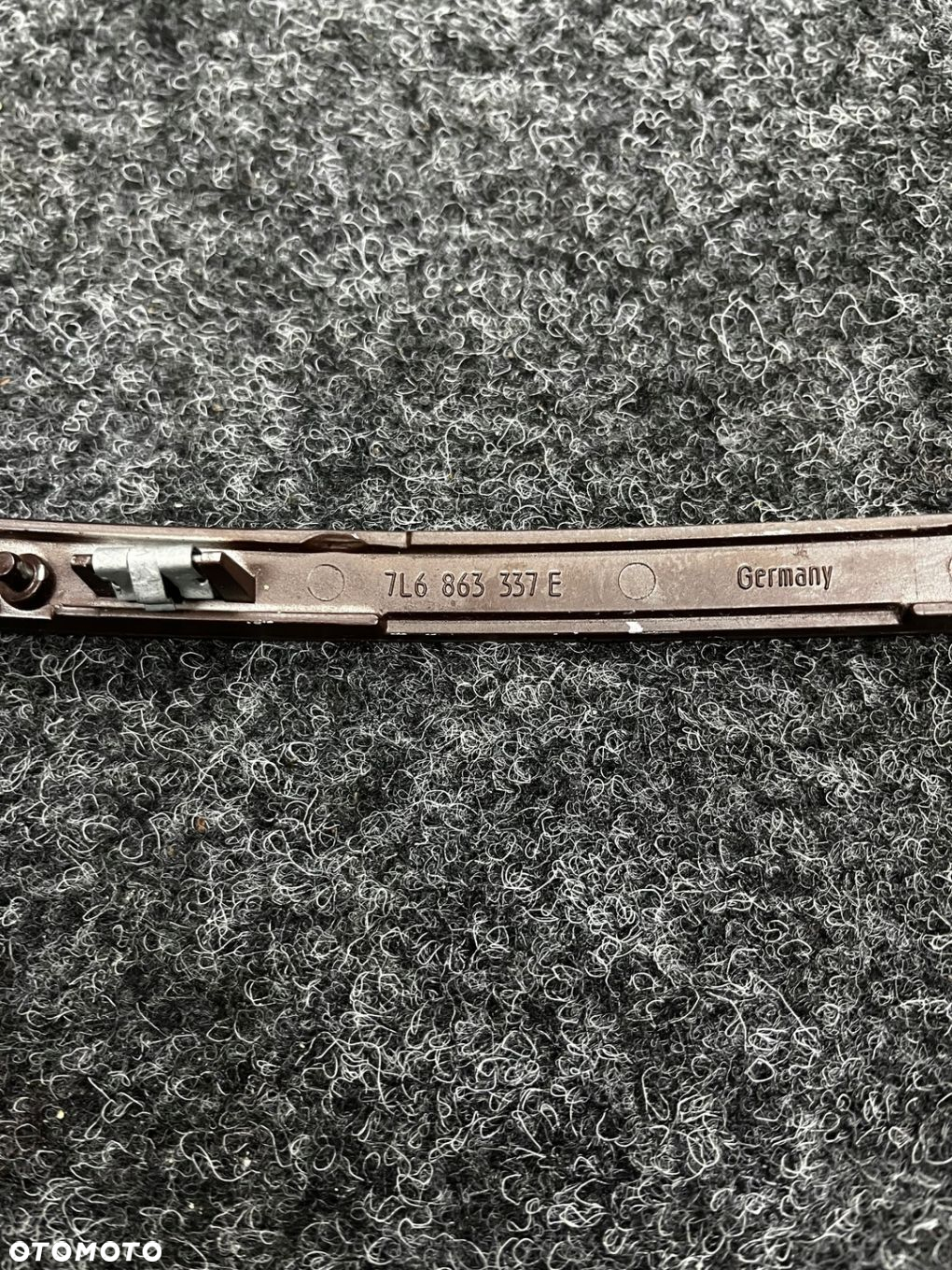 ramka osłona dekor konsoli środkowej drewno vw touareg 7L6863337E - 16