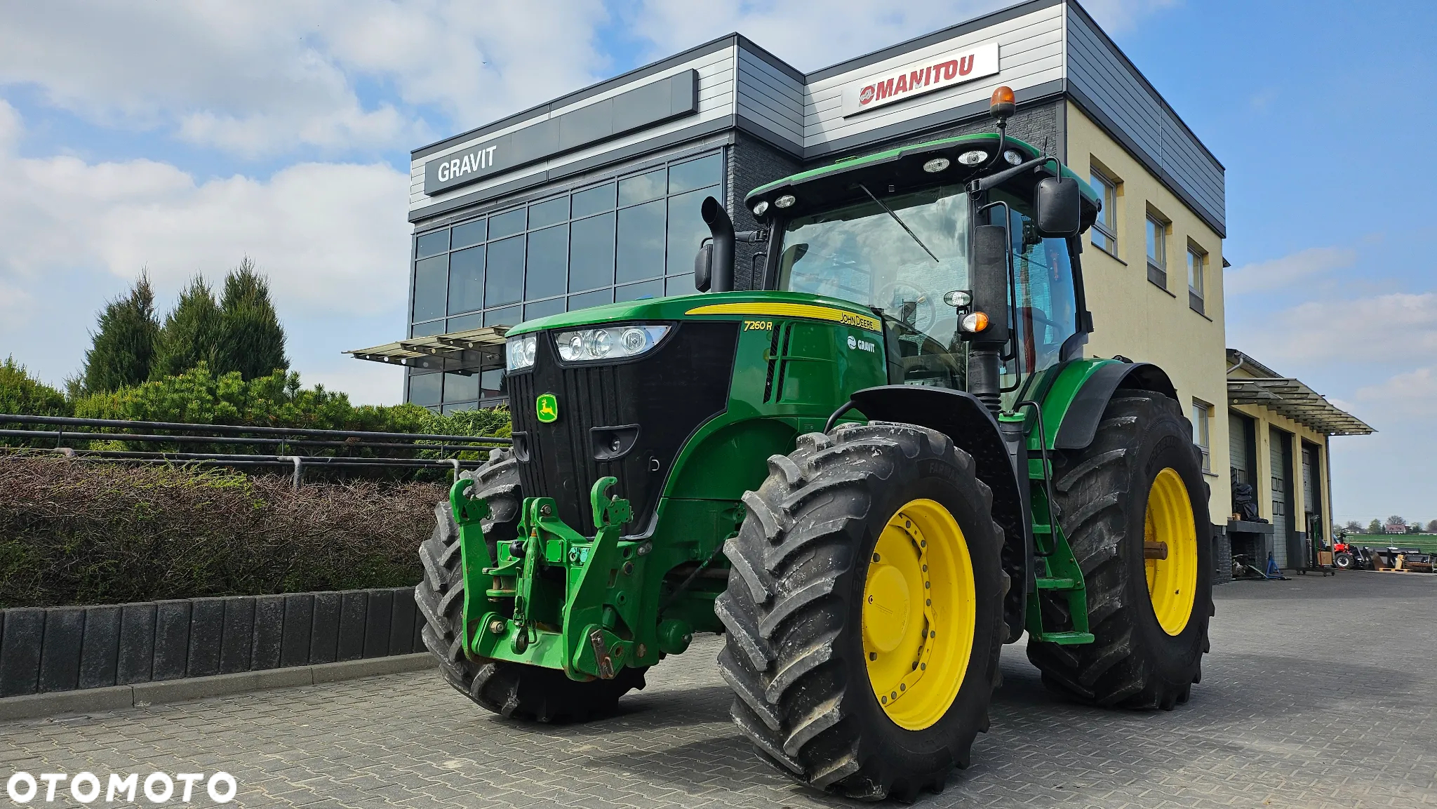 John Deere JD 7260R, silnik 9 litrów, przedni TUZ, autentyczny przebieg! - 2